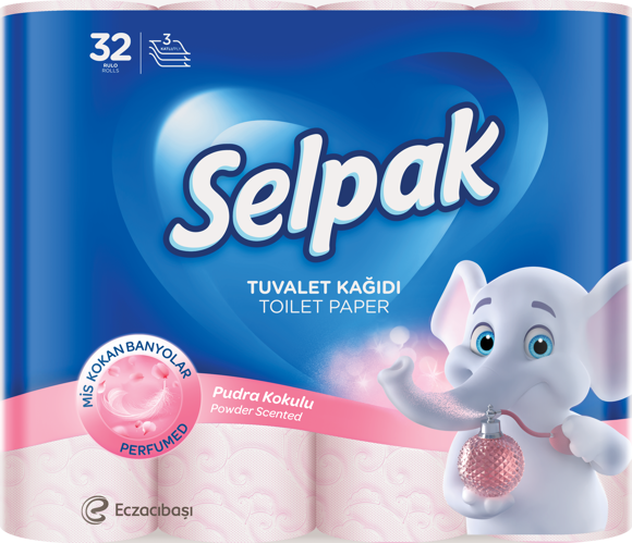 ტუალეტის ქაღალდი / სელპაკ  3x32ც 3 ფენა სურნელოვანი /
