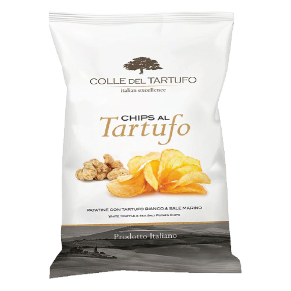 Chips /COLLE DEL TARTUFO/ with potato black truffle and sea salt 16*90g