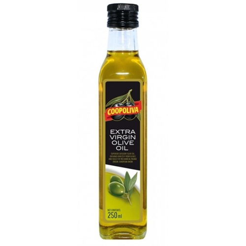 Olive oil / Coopoliva Extra Virgin / 250 ml glass