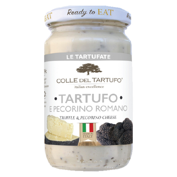 Sauce /COLLE DEL TARTUFO/ with truffle and "pecorino" cheese to spread 12*180g