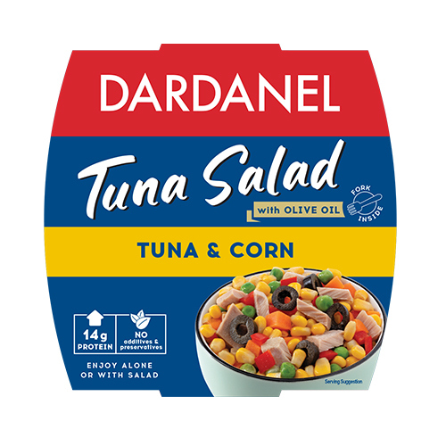 Canned fish /Dardanel/ Tuna salad with corn / 24*160 gr