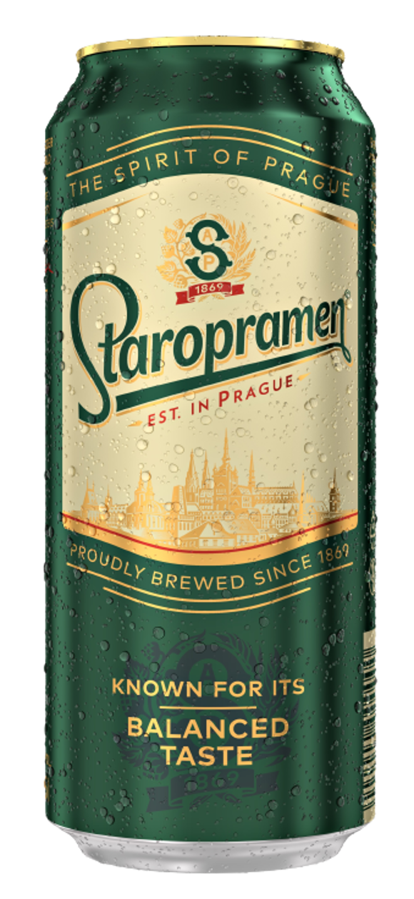 Beer / Staropramen / 0.5 l can