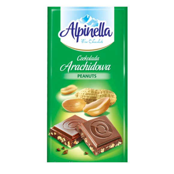 Chocolate Terravita "Alpinela" with ground nuts 90 gr