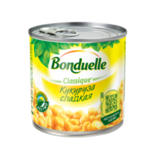 "Bonduelle"- კონსერვირებული სიმინდი 425 გრ.