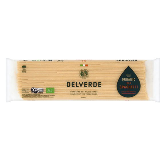 მაკარონი Delverde ორგანული სპაგეტი N4, 500გ