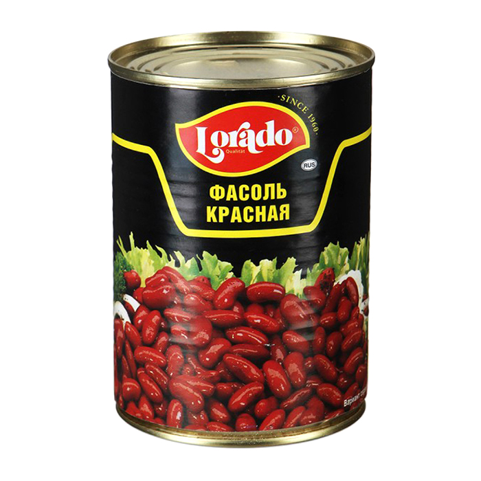წითელი ლობიო 'ლორადო' 425 მლ