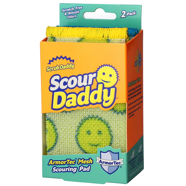 ღრუბელი / Scrub daddy / მაღალტექნოლოგიური ფერადი სახეხი / ბალიში 2ც