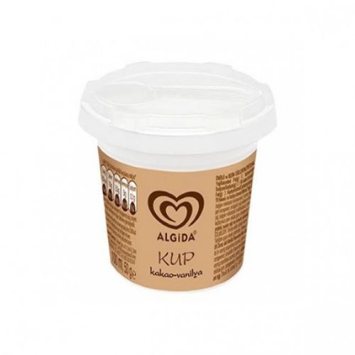 Algida ice cream with a cup of cocoa and vanilla /Algida/ 100 ml