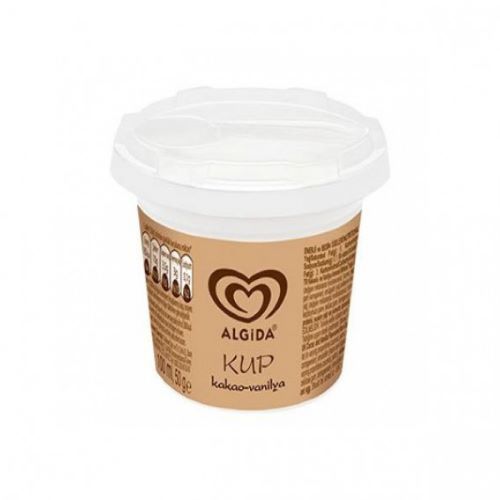 Ice cream Algida cup (with cocoa and vanilla) 24 * 100 ml