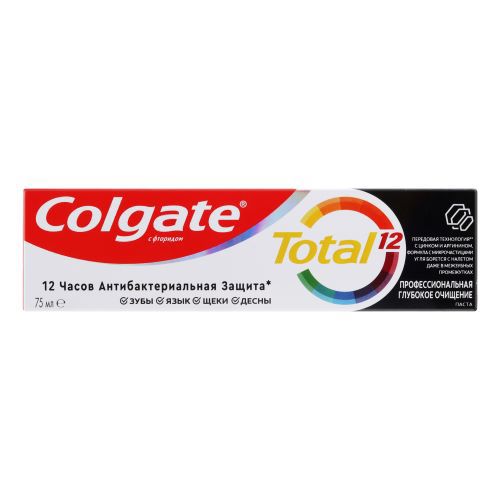 კბილის პასტა / COLGATE Total Charcoal / 75 მლ