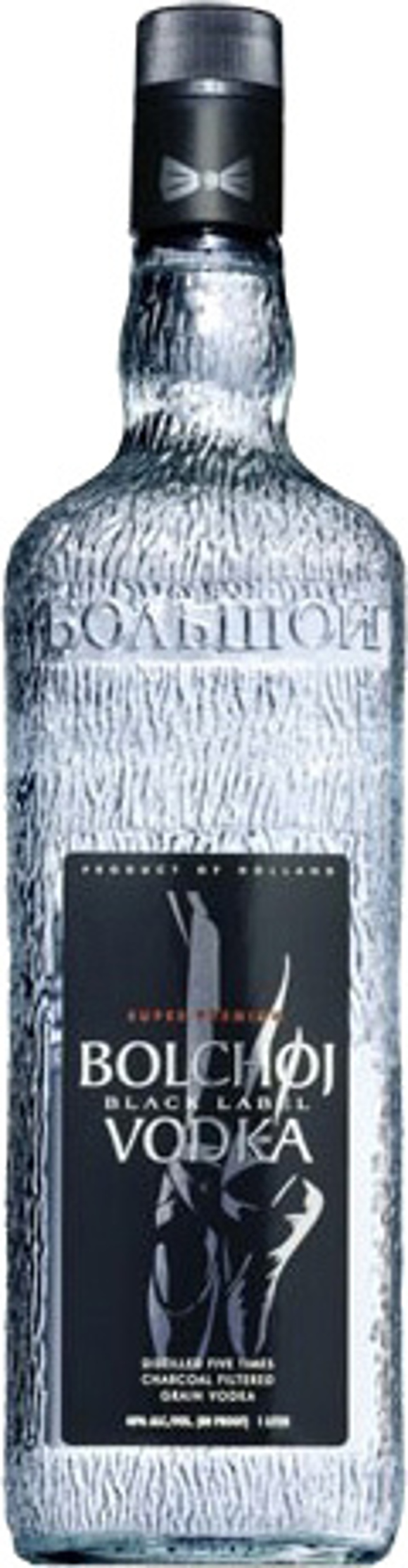 არაყი/ BLACK LABEL/ პრემიუმი, ხუთმაგი ფილტრაციით ნახშირზე 40% 6*1ლ