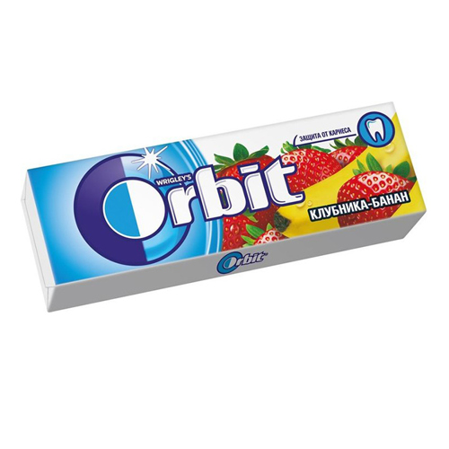 Gum / Orbit strawberries and bananas