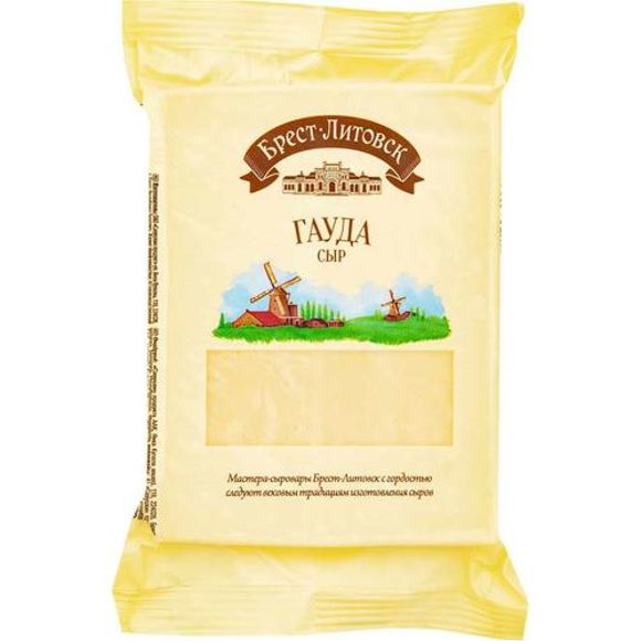 Cheese/ Savushkin product/ semi-hard "Brest-Litovsk" Gouda 48%, 10*200g