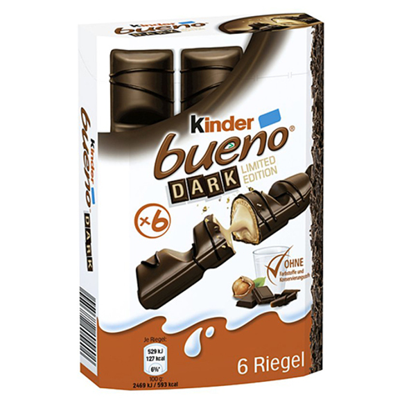 Chocolate/Kinder/"Kinder Bueno" with dark chocolate and nuts 27*129g