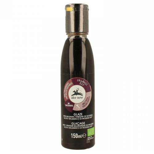 Organic vinegar / Alche Nero / with balsamic vinegar from Modena, glaze 12 * 150 ml