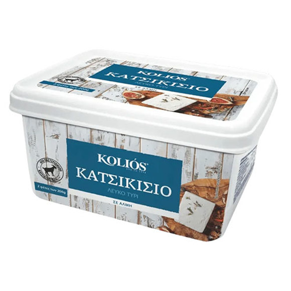 ბერძნული ყველი, ფეტა მარილწყალში/ kolios/ 8*400 გ