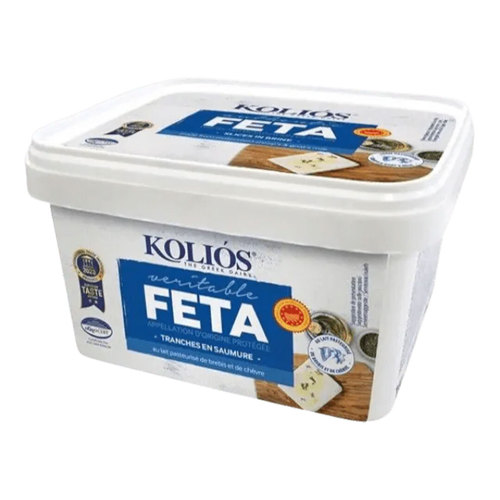 ბერძნული ყველი, ფეტა მარილწყალში/ kolios/ 8*400 გ