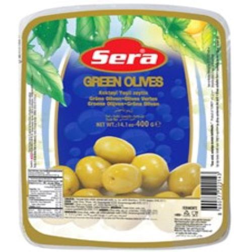 Olives / Sera / Green whole 222129/24 * 400 gr