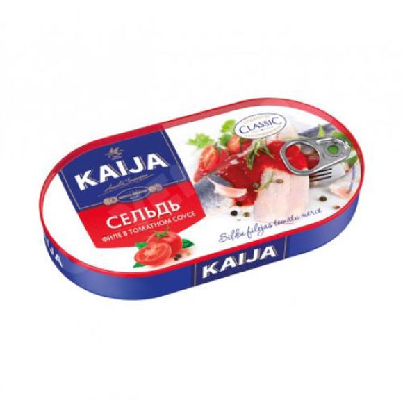 თევზის კონსერვი / ოკეანე სარდინის ფილე ტომატის სოუსში / 170 გრ