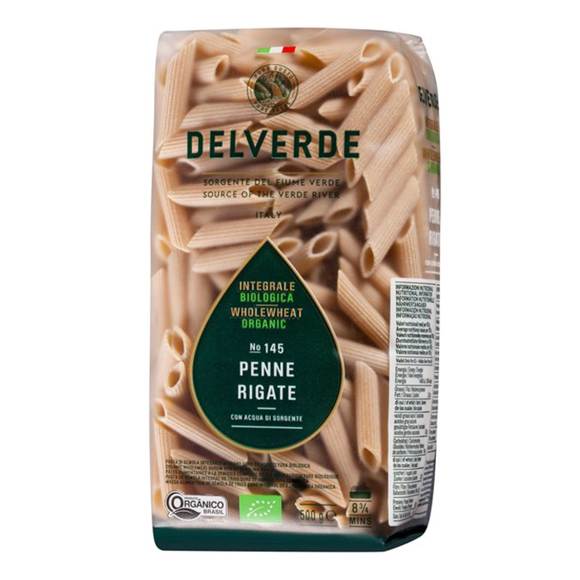 Pasta / Delverde / Penne Rigate Bio N145, 500g