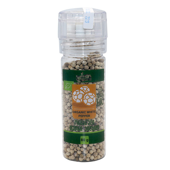 Organic white pepper Naturalis 80 gr