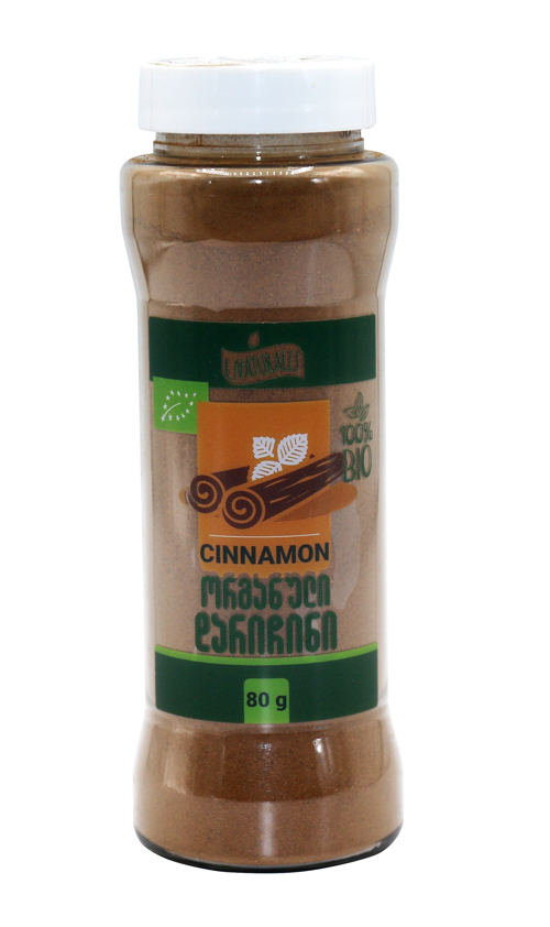 Organic ground cinnamon Naturalis 80 gr