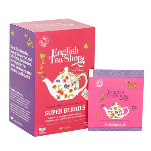 English Tea shop - berry tea with strawberries, blueberries and raspberries, 45 g
