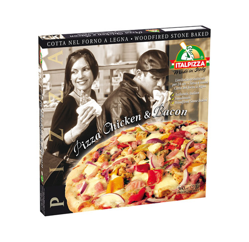 Pizza / Italpizza / with chicken and bacon 360 gr