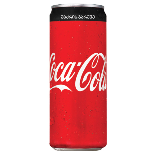 Soda / Coca Cola Zero / 0.33 l can