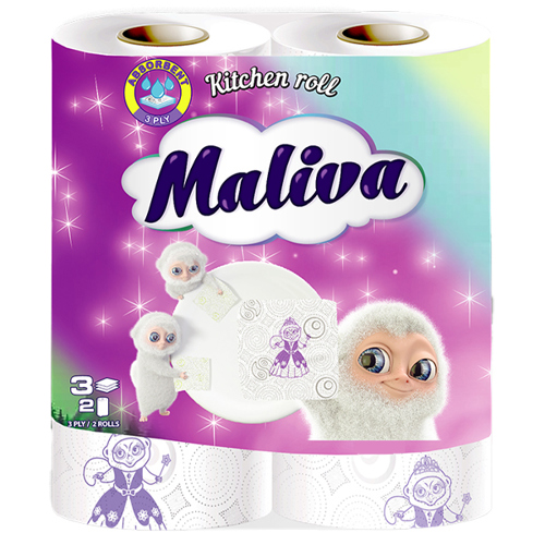 Maliva Printed სამზარეულოს მოხატული  ქაღალდი 2 rolls