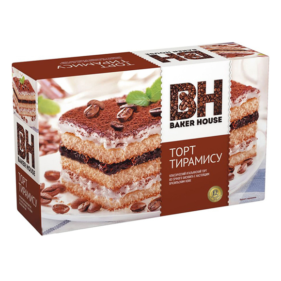 Cake / Biscuit "Baker House" Tiramisu / 350 gr