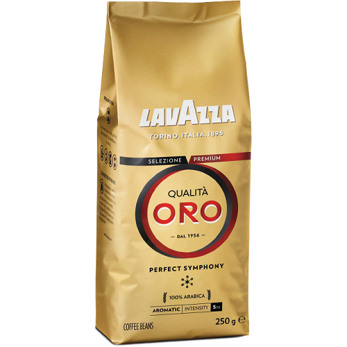 "Lavazza"-მარცვალი ყავა პაკეტში ORO INT 250 გრ