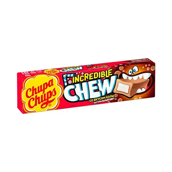 ჩუპა ჩუპსი Incredible Chew კოლა 6*12*47გრ