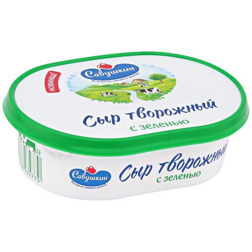 Cottage cheese / Savushkin product / creamy herbs 60% 6 * 150 gr
