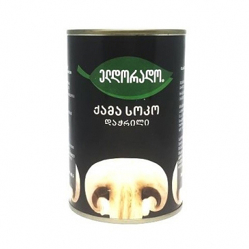 Canned vegetables / chopped mushrooms / 425 gr