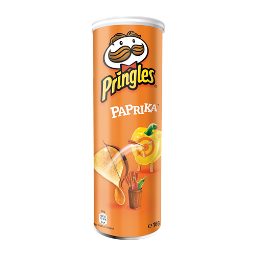 ჩიფსი /Pringles/პაპრიკა 19*165გ