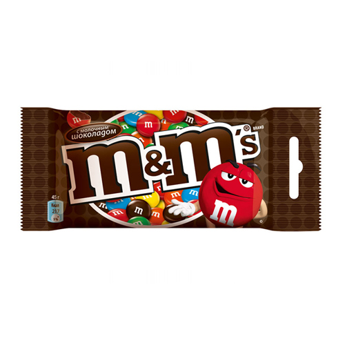 შოკოლადი M&M შოკოლადით 45 გ