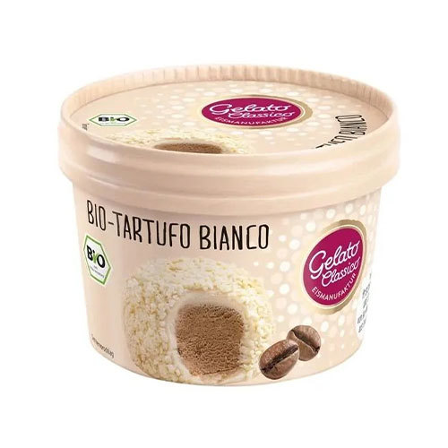 ორგანული ნაყინის ტრუფელი / Gelato Classico / თეთრი, ყავით 6*200მლ