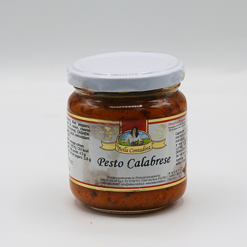 Pesto sauce / Bella Contadina/ 'Calabrese' 12*190g (212ml)