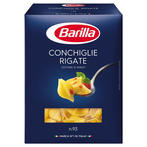 Pasta / Barilla Conchiglie Rigate No. 93 / 450 gr