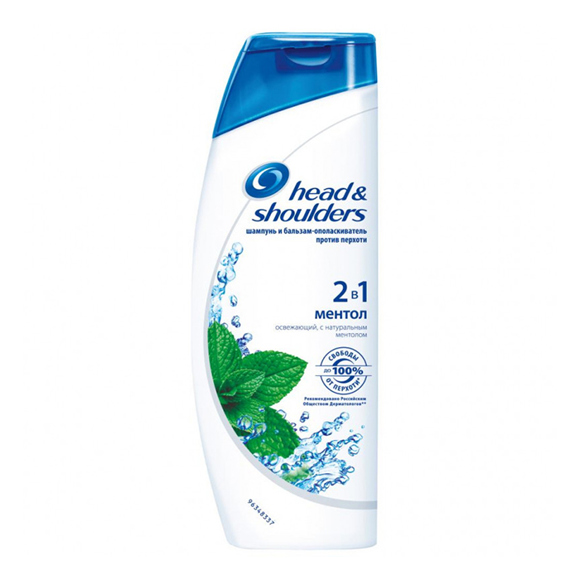 Shampoo /head & Shoulders/ 2*1 menthol /400 ml