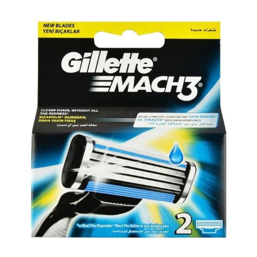 Razor blade/gillette/mach-3 2 pcs