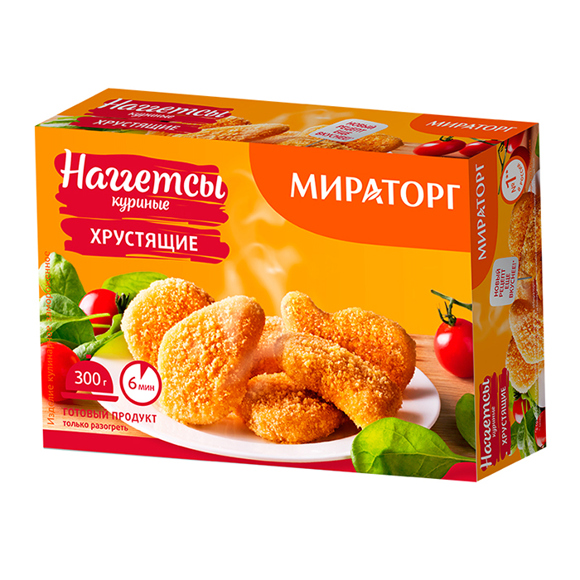 Nugget / Miratorg / Chicken, crispy 300 gr