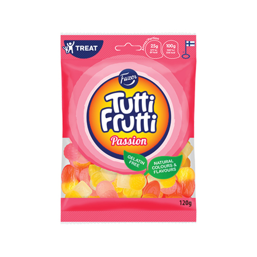 Jellybean / Fazer / Tutti Fruti Classic 24*120g