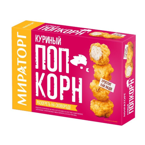 Nuggets/miratorg/popcorn 12*200g