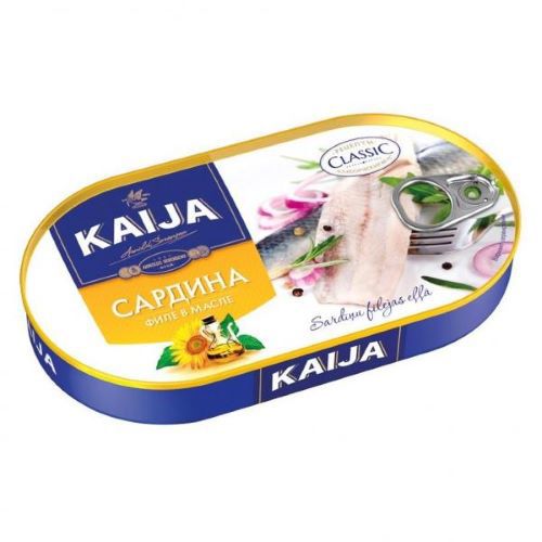 თევზის კონსერვი / სარდინა ზეთში / 170 გრ
