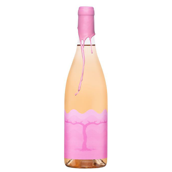 Wine / with a pink label - rosé, dry